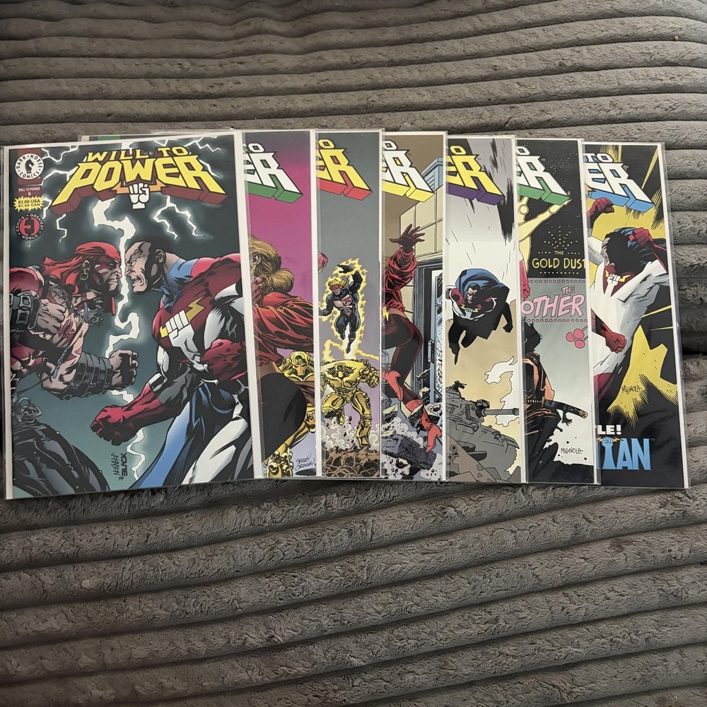 Will To Power Dark Horse Comics Lot 7 Issues #6-12 1994 Vortex Titan Modern